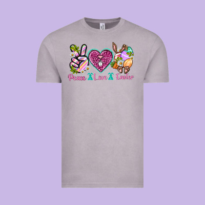 Peace Love Easter Vintage Tee Designed By Neo Western