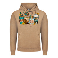 Vintage Coffee indian headdress coffee cups Vintage Hoodie - Zillion Design Studio