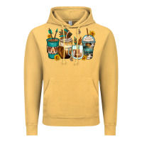 Vintage Mustard indian headdress coffee cups Vintage Hoodie - Zillion Design Studio