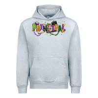 Heather Grey mardi gras principal Urban Hoodie - texasbilliewilder