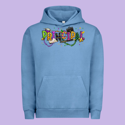Mardi Gras Principal Urban Hoodie Designed By Texasbilliewilder
