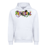 White mardi gras principal Urban Hoodie - texasbilliewilder