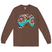 Chestnut race sunflower patches Long Sleeve Tee - AdoDesignShop