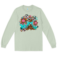 Matcha race sunflower patches Long Sleeve Tee - AdoDesignShop