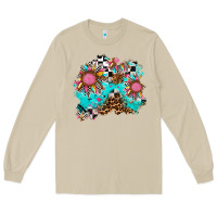 Mushroom race sunflower patches Long Sleeve Tee - AdoDesignShop