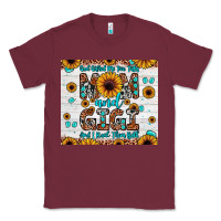 Burgundy god gifted me two titles mom and gigi and i rock them both Classic Tee - JahusDesignShop