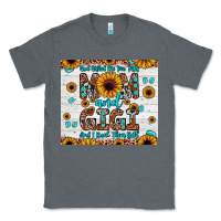 Charcoal Heather god gifted me two titles mom and gigi and i rock them both Classic Tee - JahusDesignShop