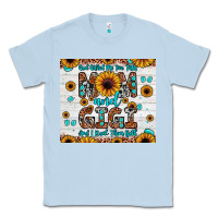 Dusty Blue god gifted me two titles mom and gigi and i rock them both Classic Tee - JahusDesignShop