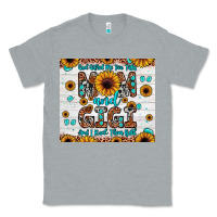 Heather Grey god gifted me two titles mom and gigi and i rock them both Classic Tee - JahusDesignShop