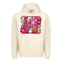 Tofu Love Valentine's Day leopard frame Premium Hoodie - LillyAllenDesigns