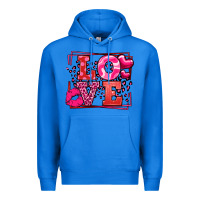 True Royal Love Valentine's Day leopard frame Premium Hoodie - LillyAllenDesigns
