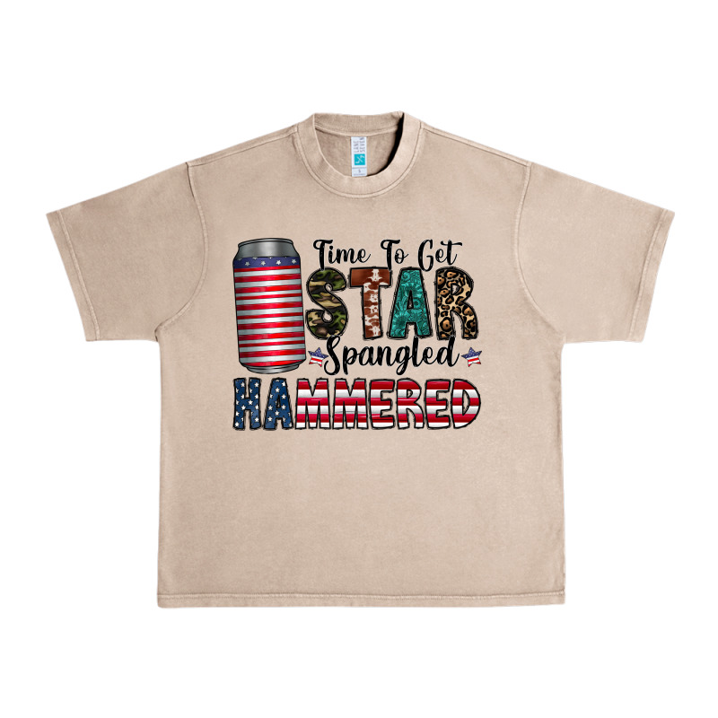 Star Spangled Hammered Urban Heavy Tee by CowhideDigitalArt | Teevron