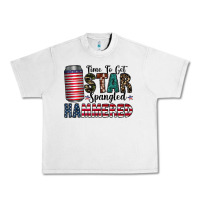 Lunar Rock Star Spangled Hammered Urban Heavy Tee - CowhideDigitalArt