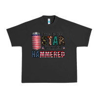 Pigment Black Star Spangled Hammered Urban Heavy Tee - CowhideDigitalArt