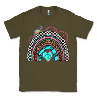 Army Green race rainbow Classic Tee - AdoDesignShop