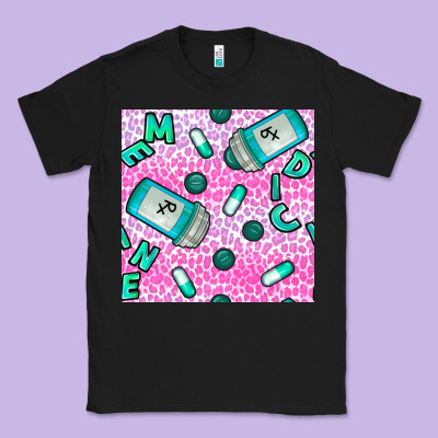 Western Medicine Seamless Pattern Classic Tee Designed By Bundleandbundleshop