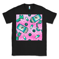 Black Western Medicine Seamless Pattern Classic Tee - BundleAndBundleShop