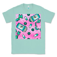 Seafoam Western Medicine Seamless Pattern Classic Tee - BundleAndBundleShop