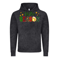 Vintage Black 'tis the season softball christmas Vintage Hoodie - RanaPortraitStore