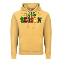 Vintage Mustard 'tis the season softball christmas Vintage Hoodie - RanaPortraitStore