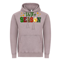 Vintage Zinc 'tis the season softball christmas Vintage Hoodie - RanaPortraitStore