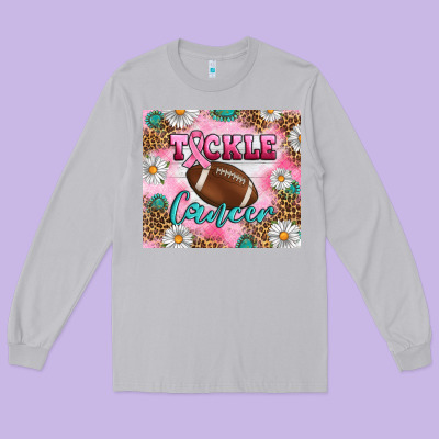 Breast Cancer  Tackle Cancer Tumbler Long Sleeve Tee Designed By Artiststas