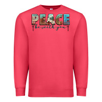 Cardinal peace be with you cross Premium Sweatshirt - NancyCooperArtShop
