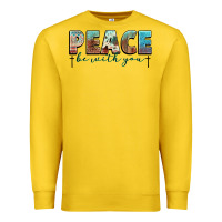 Lemon peace be with you cross Premium Sweatshirt - NancyCooperArtShop