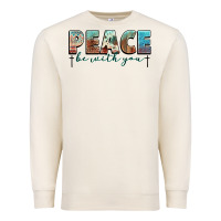 Sandshell peace be with you cross Premium Sweatshirt - NancyCooperArtShop