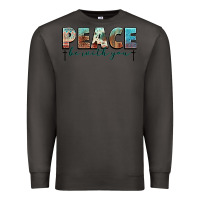 Smoke peace be with you cross Premium Sweatshirt - NancyCooperArtShop