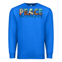 True Royal peace be with you cross Premium Sweatshirt - NancyCooperArtShop