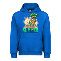 Cobalt Hello summer skeleton Urban Hoodie - NancyCooperArtShop