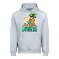 Heather Grey Hello summer skeleton Urban Hoodie - NancyCooperArtShop