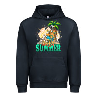 Navy Hello summer skeleton Urban Hoodie - NancyCooperArtShop