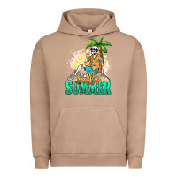 Pigment Burro Hello summer skeleton Urban Hoodie - NancyCooperArtShop