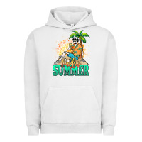 Pigment Lunar Rock Hello summer skeleton Urban Hoodie - NancyCooperArtShop