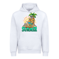 White Hello summer skeleton Urban Hoodie - NancyCooperArtShop
