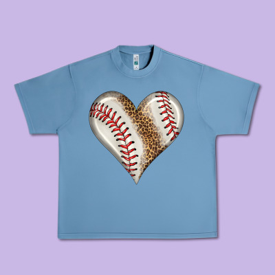 Baseball Heart Urban Heavy Tee Designed By Hra Design Shop