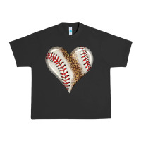 Pigment Black baseball heart Urban Heavy Tee - HRA Design Shop