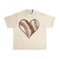 Sandshell baseball heart Urban Heavy Tee - HRA Design Shop