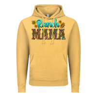 Vintage Mustard ranch mama Vintage Hoodie - texasbilliewilder