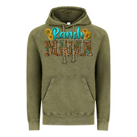 Vintage Olive ranch mama Vintage Hoodie - texasbilliewilder