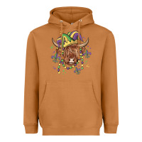 Meerkat mardi gras cow Heavyweight Hoodie - MaliasSmallBusiness