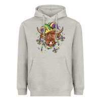 Moon Dust mardi gras cow Heavyweight Hoodie - MaliasSmallBusiness