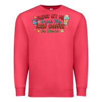Cardinal please let me drink my iced coffee in peace Premium Sweatshirt - MaliasSmallBusiness