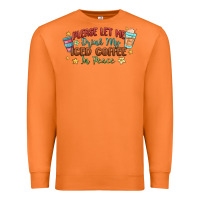 Carrot please let me drink my iced coffee in peace Premium Sweatshirt - MaliasSmallBusiness