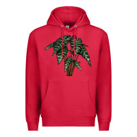 Cardinal Amazon Elephant Ear Premium Hoodie - LillyAllenDesigns