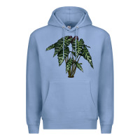 Colony Blue Amazon Elephant Ear Premium Hoodie - LillyAllenDesigns