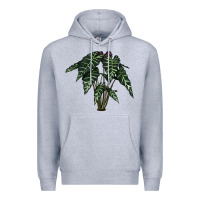 Heather Grey Amazon Elephant Ear Premium Hoodie - LillyAllenDesigns