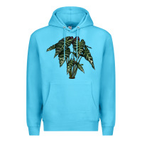 Ocean Blue Amazon Elephant Ear Premium Hoodie - LillyAllenDesigns